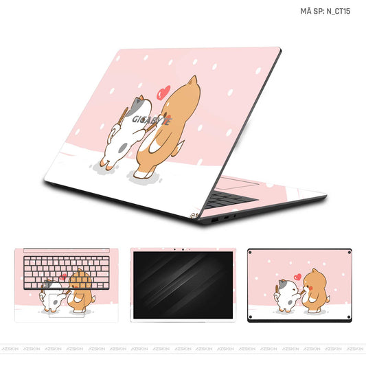 Dán Skin Laptop Gigabyte Hình Dễ Thương | N_CT15