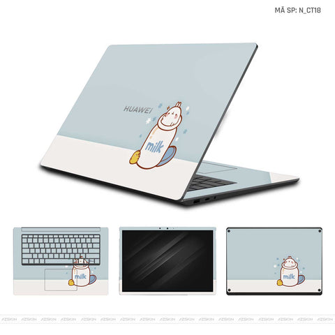 Dán Skin Laptop Huawei Hình Dễ Thương | N_CT18 Dán Skin Laptop Huawei Hình Dễ Thương | N_CT18
