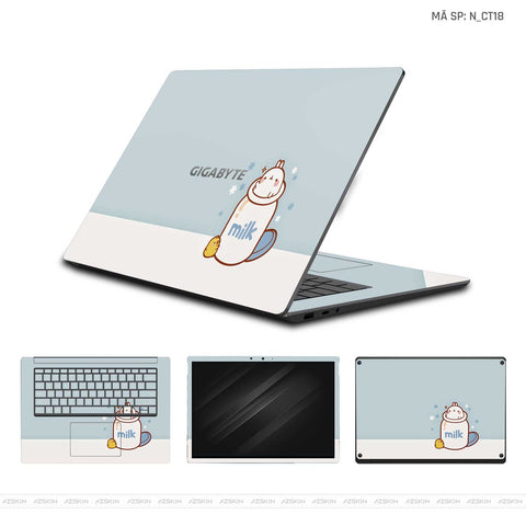 Dán Skin Laptop Gigabyte Hình Dễ Thương | N_CT18 Dán Skin Laptop Gigabyte Hình Dễ Thương | N_CT18