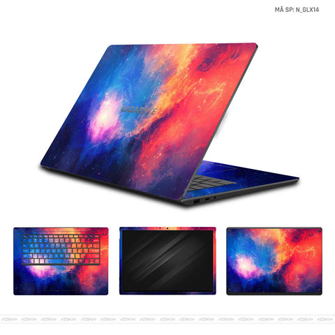 Dán Skin Laptop Gigabyte Hình Galaxy - Space | N_GLX14 Dán Skin Laptop Gigabyte Hình Galaxy - Space | N_GLX14