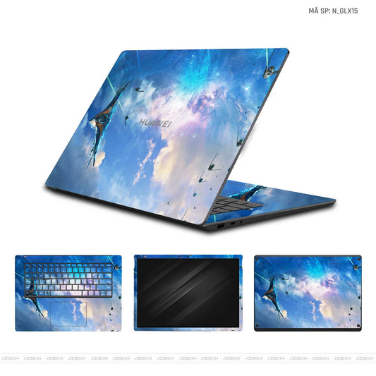 Dán Skin Laptop Huawei Hình Galaxy - Space | N_GLX15