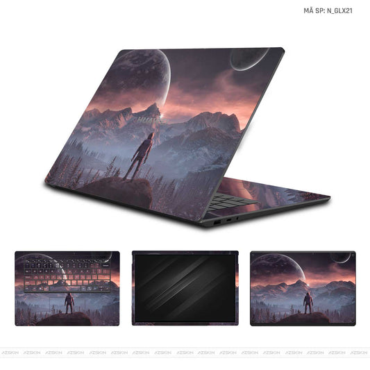 Dán Skin Laptop Huawei Hình Galaxy - Space | N_GLX21