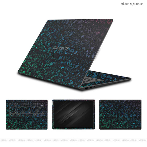 Dán Skin Laptop Gigabyte Hình Neon | N_NEON02 Dán Skin Laptop Gigabyte Hình Neon | N_NEON02