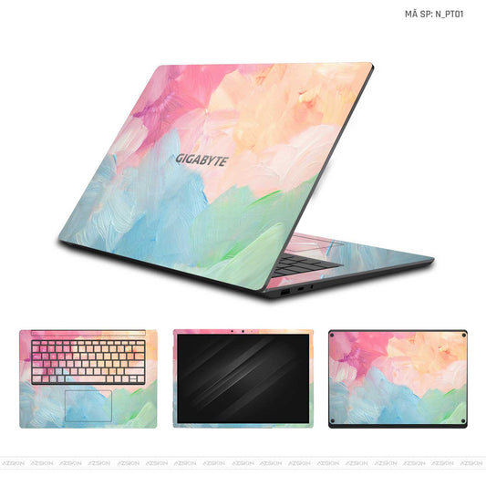 Dán Skin Laptop Gigabyte Hình Pastel | N_PT01
