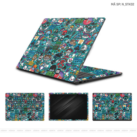 Dán Skin Laptop Huawei Hình Sticker | N_STK02