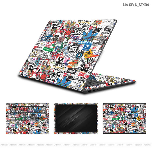 Dán Skin Laptop Huawei Hình Sticker | N_STK04