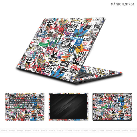 Dán Skin Laptop Huawei Hình Sticker | N_STK04 Dán Skin Laptop Huawei Hình Sticker | N_STK04