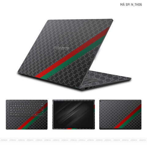 Dán Skin Laptop Gigabyte Hình Thương Hiệu | N_TH06 Dán Skin Laptop Gigabyte Hình Thương Hiệu | N_TH06