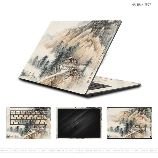 Dán Skin Laptop Gigabyte Hình Thư Pháp | N_TP07
