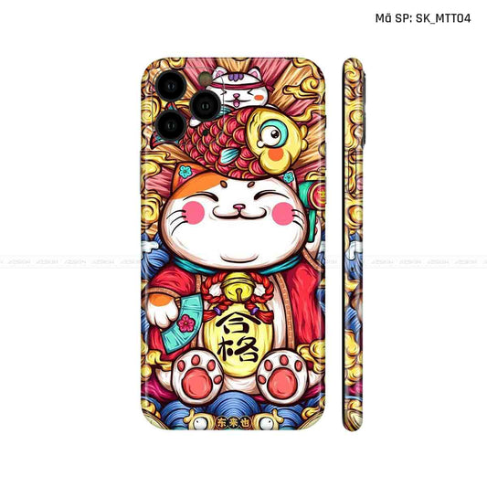Dán Skin IPhone 11 Series Hình Mèo Thần Tài | D_MTT04