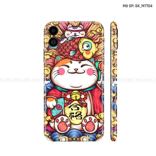 Dán Skin IPhone 11 Series Hình Mèo Thần Tài | D_MTT04