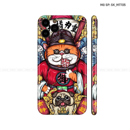 Dán Skin IPhone 11 Series Hình Mèo Thần Tài | D_MTT05
