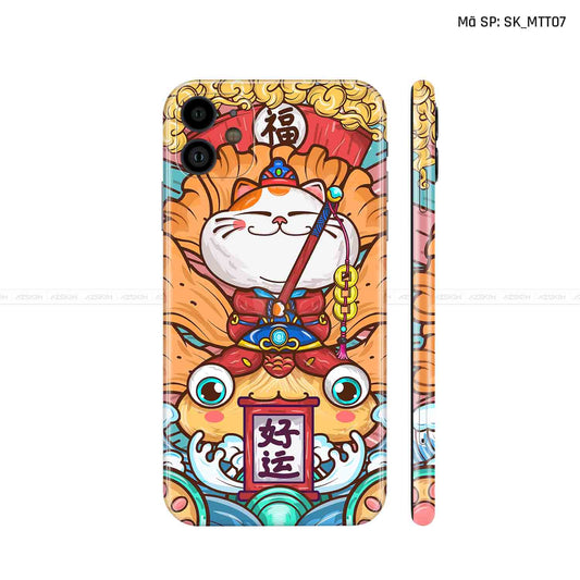 Dán Skin IPhone 11 Series Hình Mèo Thần Tài | D_MTT07