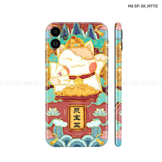 Dán Skin IPhone 11 Series Hình Mèo Thần Tài | D_MTT12
