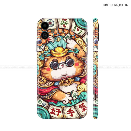 Dán Skin IPhone 11 Series Hình Mèo Thần Tài | D_MTT14