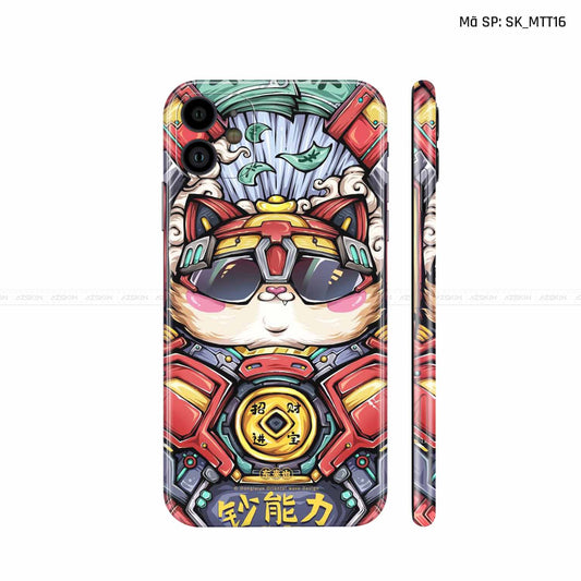 Dán Skin IPhone 11 Series Hình Mèo Thần Tài | D_MTT16