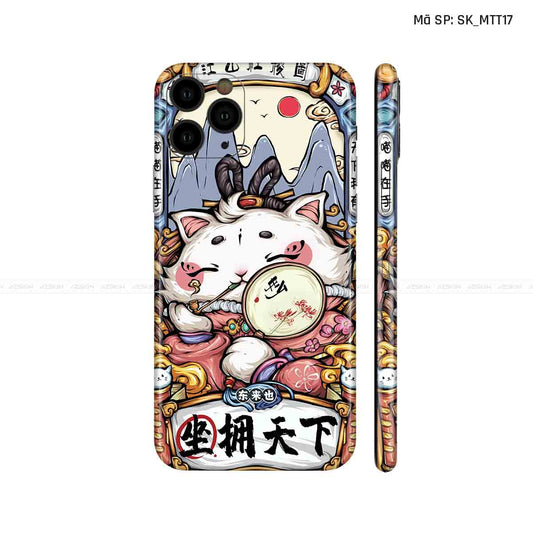 Dán Skin IPhone 11 Series Hình Mèo Thần Tài | D_MTT17