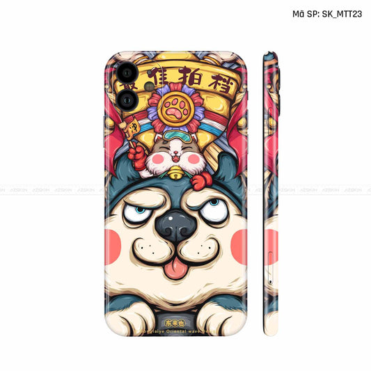 Dán Skin IPhone 11 Series Hình Mèo Thần Tài | D_MTT23