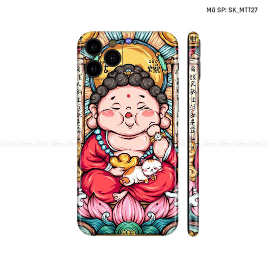 Dán Skin IPhone 11 Series Hình Mèo Thần Tài | D_MTT27