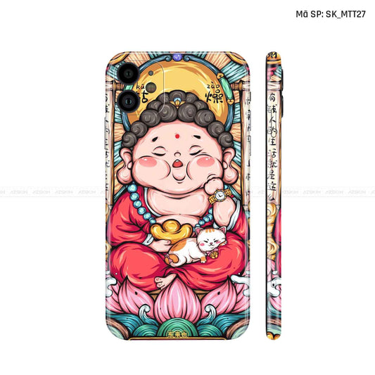 Dán Skin IPhone 11 Series Hình Mèo Thần Tài | D_MTT27