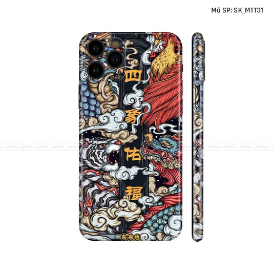 Dán Skin IPhone 11 Series Hình Mèo Thần Tài | D_MTT31