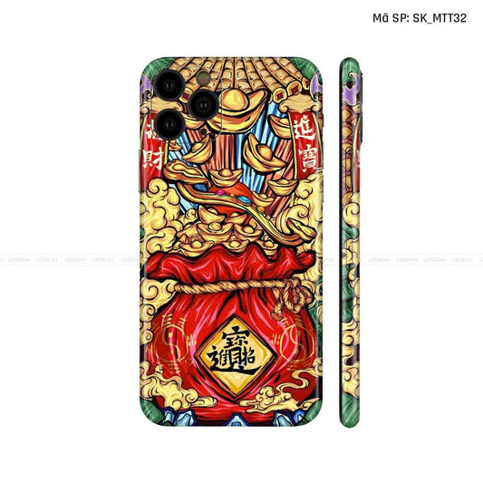 Dán Skin IPhone 11 Series Hình Mèo Thần Tài | D_MTT32