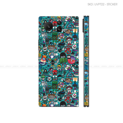 Dán Skin Điện Thoại Xiaomi Mix Fold Series Vân Nổi Sticker 03 | UVPT22