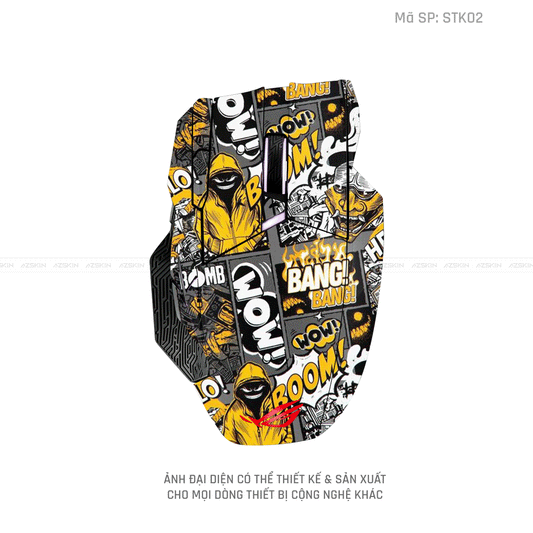 Skin Dán Chuột Asus Hình Sticker | STK02