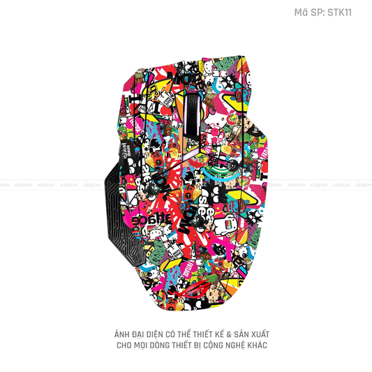 Skin Dán Chuột Asus Hình Sticker | STK11