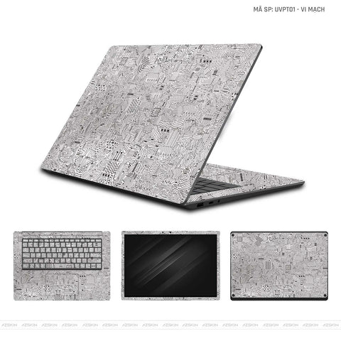 Dán Skin Laptop LG Gram Vân Nổi Vi Mạch | UVPT01 Dán Skin Laptop LG Gram Vân Nổi Vi Mạch | UVPT01
