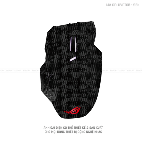 Skin Dán Chuột Asus Vân Nổi Mamba Đen | UVPT05 Skin Dán Chuột Asus Vân Nổi Mamba Đen | UVPT05