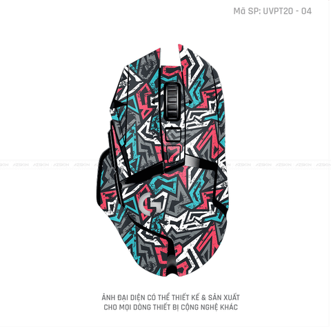 Skin Dán Chuột Logitech Vân Nổi Hình Graffiti | UVPT20-04 Skin Dán Chuột Logitech Vân Nổi Hình Graffiti | UVPT20-04