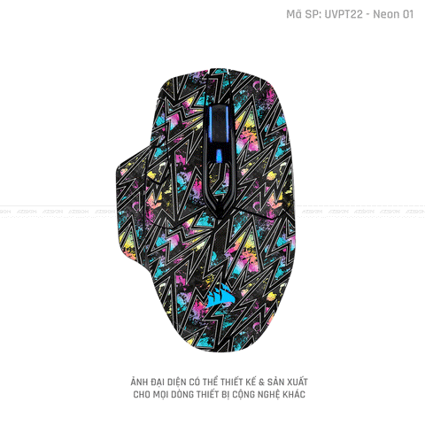 Skin Dán Chuột Corsair Vân Nổi Hình Neon - 01 | UVPT22 Skin Dán Chuột Corsair Vân Nổi Hình Neon - 01 | UVPT22