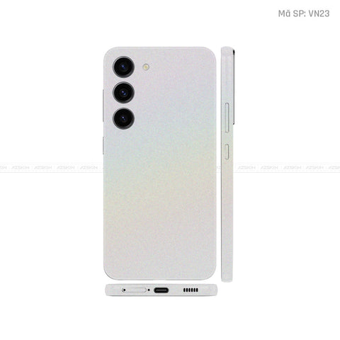 Dán Skin Samsung Galaxy S24 Series Màu Trắng Chuyển Sắc Vinyl | VN23