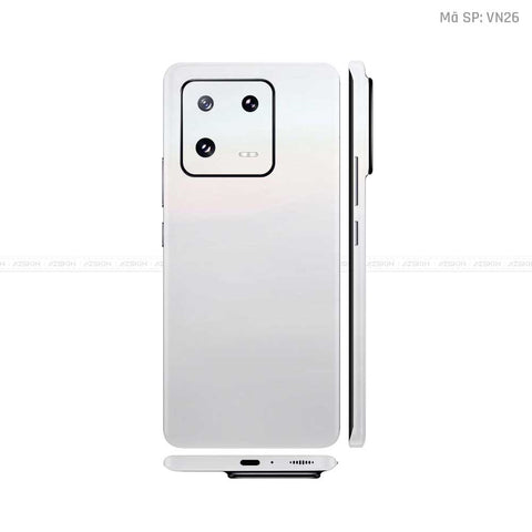 Dán Skin Xiaomi 13 Series Màu Trắng Ngọc Trai Vinyl | VN26
