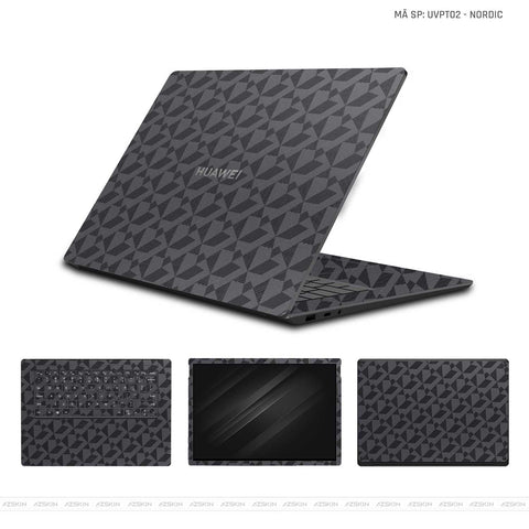 Dán Skin Laptop Huawei Vân Nổi Nordic | UVPT02 Dán Skin Laptop Huawei Vân Nổi Nordic | UVPT02