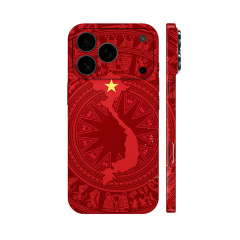 Dán Skin IPhone 17 Series Hình Trống Đồng Bản Đồ Việt Nam Dán Skin IPhone 17 Series Hình Trống Đồng Bản Đồ Việt Nam