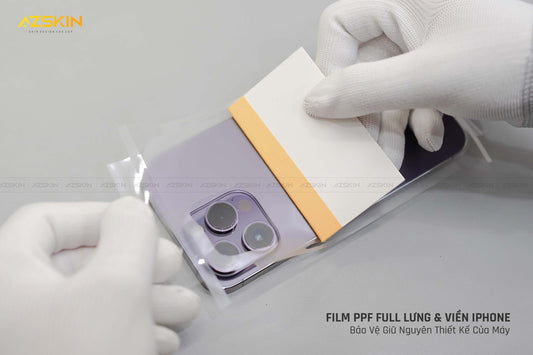 Dán Film PPF cho điện thoại có nên hay không ???