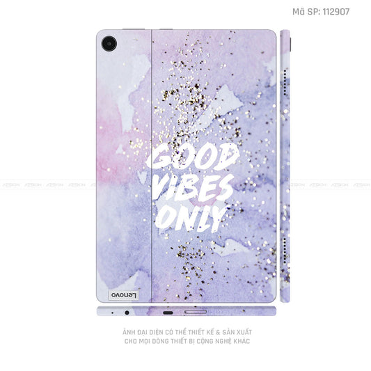 Dán Skin Máy Tính Bảng Lenovo Pad Series Hình Typography | 112907