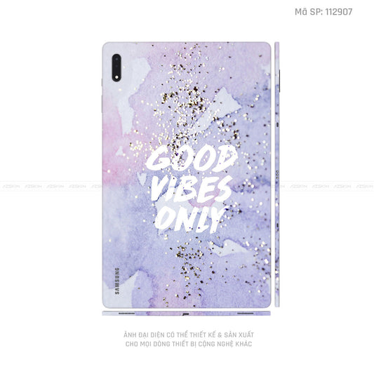 Dán Skin Galaxy Tab S7 Series Hình TYPOGRAPHY | 112907