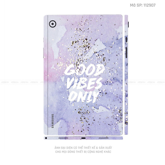 Dán Skin Galaxy Tab A Series Hình TYPOGRAPHY | 112907