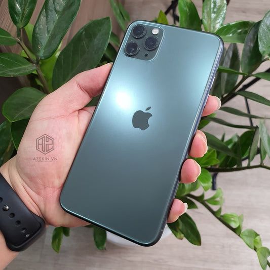 Dán PPF iPhone 11 Pro Max nhám chống vân tay sau khi hoàn thiện