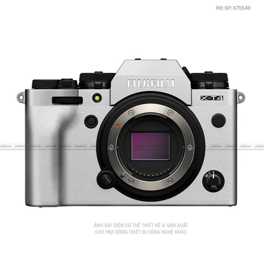 Dán Skin Máy Ảnh Fujifilm Đổi Màu Bạc | K75548
