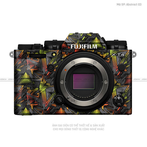 Dán Skin Máy Ảnh Fujifilm Vân Nổi Pattern Abstract 03 | UVPT21