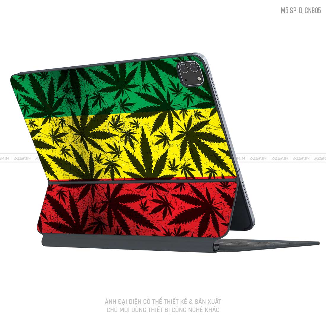 Dán Skin Magic Keyboard Hình Canabis | D_CNB05