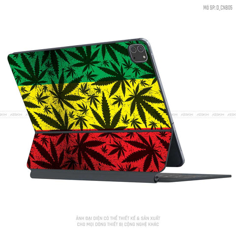 Dán Skin Magic Keyboard Hình Canabis | D_CNB05