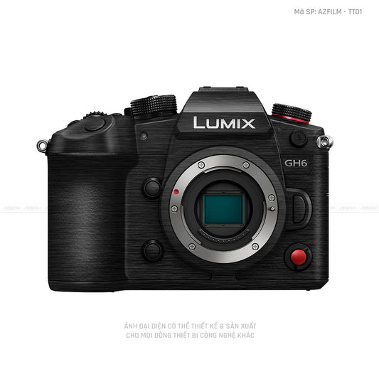 Dán Skin Máy Ảnh Lumix Vân Xước Titan Đen | AZFILM - TT01