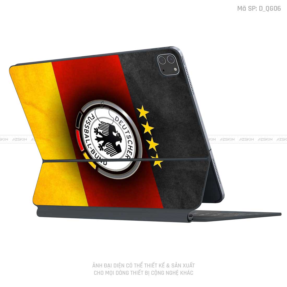Dán Skin Magic Keyboard Hình Quốc Gia | D_QG06