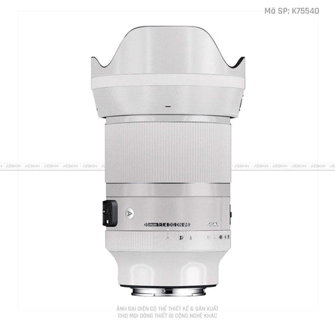 Dán Skin Ống Kính Sigma Màu Trắng | K75540