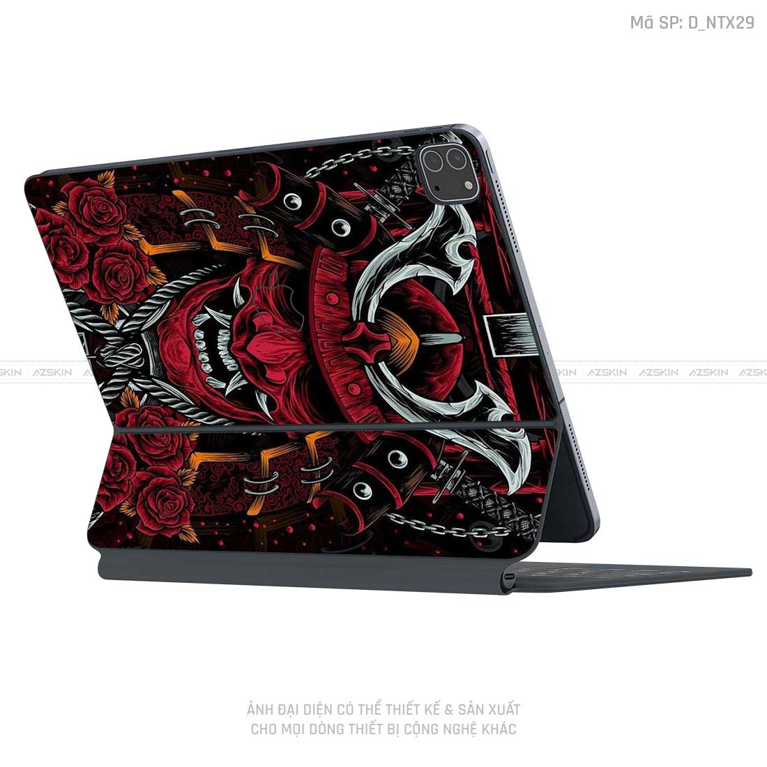 Dán Skin Magic Keyboard Hình Tattoo | D_NTX29